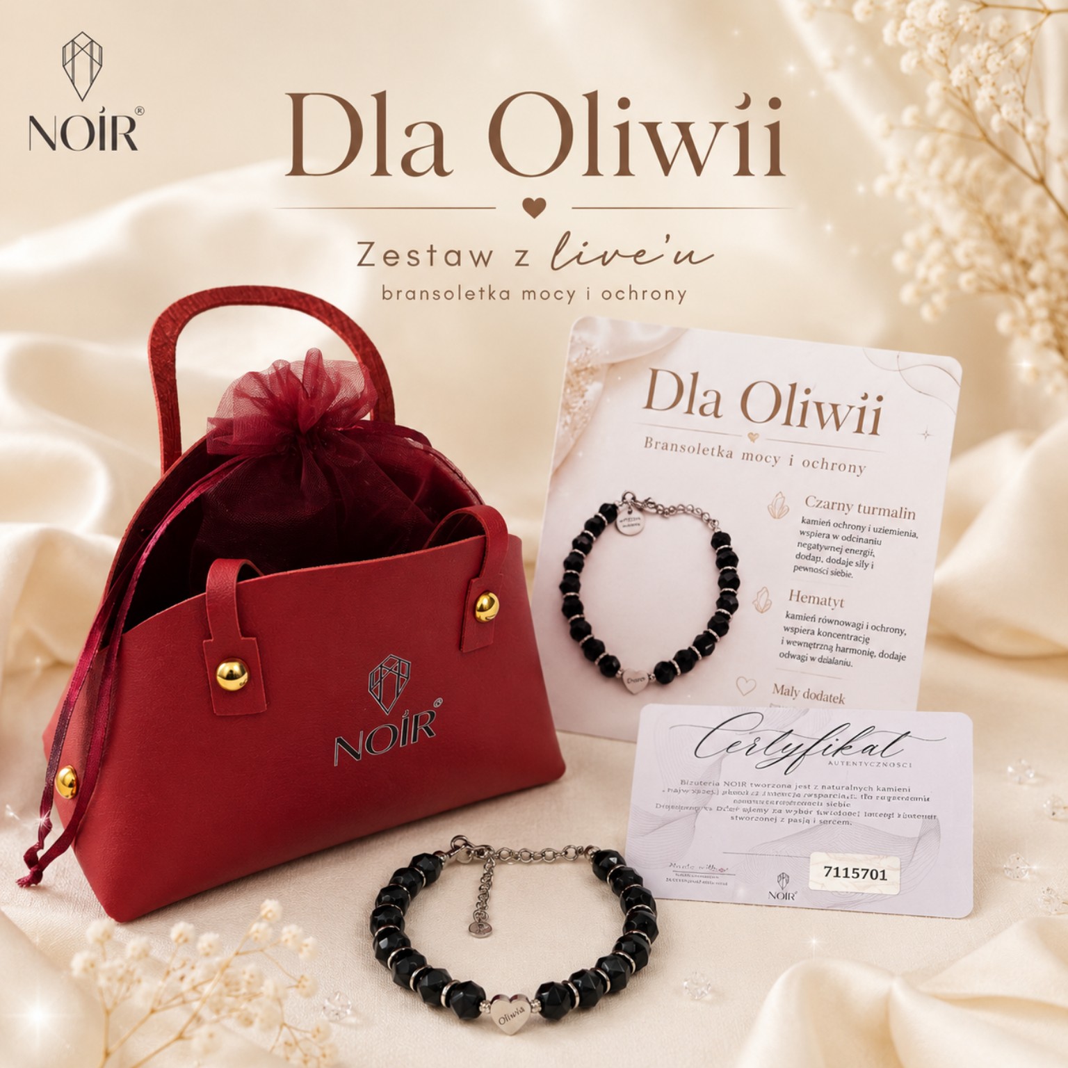 Personalizowana bransoletka NOiR